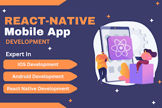 build react native mobile apps for ios and android