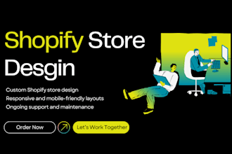 do profitable shopify store design or shopify website design