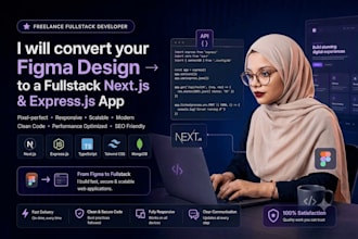 convert your figma design to a fullstack nextjs express app