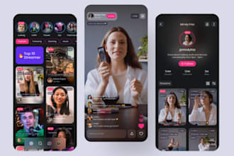 develop live streaming app live streaming website video streaming app website