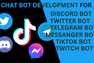 do many chat bot, mass dm bot, whatsapp chatbot, marketplace bot, tiktok bot