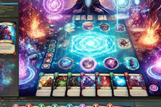 do online 2d unity trading card game development pokemon card game board game