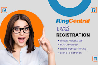 do ringcentral business tcr registration, a2p 10dlc