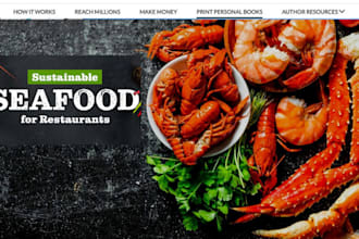 design money making seafood shopify butcher store food website restaurant store