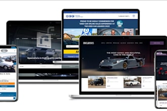 build car dealership website, automotive website, car rent website, taxi booking