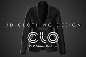render realistic 3d clothing modelling, cgi garment design, 3d fashion animation
