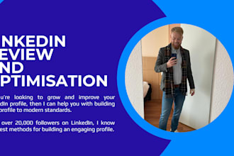 optimise your linkedin profile and provide improvements