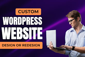develop wordpress website design with responsive web design