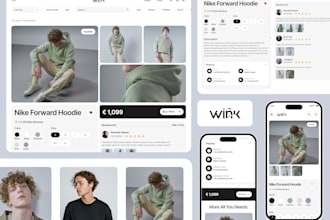 design your landing page using figma