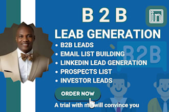 do b2b linkedin leads, sales rep, sales closer for your business