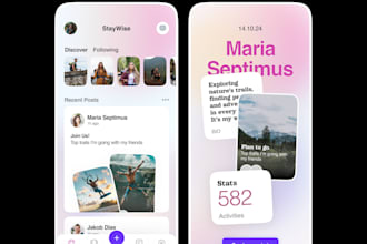 design mobile app UI UX for ios and android