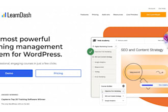 build wordpress membership, shopify, kajabi lms subscription, community website