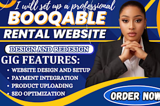 build booqable website design redesign booqable rental website online booking