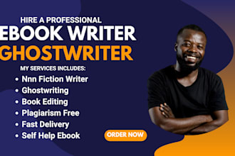 ghostwrite nonfiction book ebook writer ghost book writer self help ebook writer
