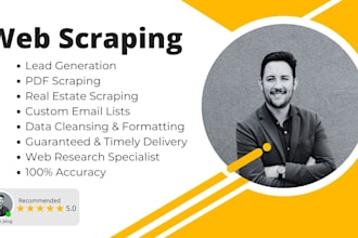 do web scraping, data scraping and data mining with tools