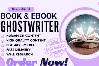 ebook ghostwriter, KDP book writer, ghost book writer, nonfiction ghostwriter