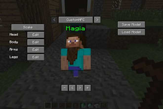 create an custom minecraft forge, fabric mod and porting mod