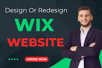 create wix website, wix website design or wix redesign website wix store