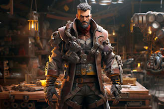 develop action game and 3d adventure game using unreal engine for any platform