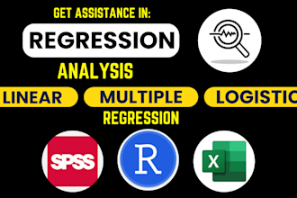 do linear, multiple, and logistic regression analysis using r, python and excel