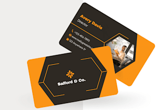 design luxury minimalist business card