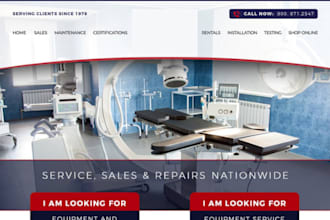 design medical equipment shopify pharmacy store medical supplement website
