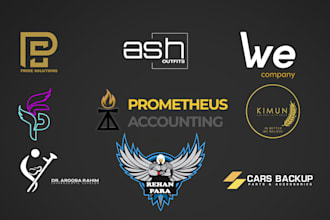 design premium logo for your brand