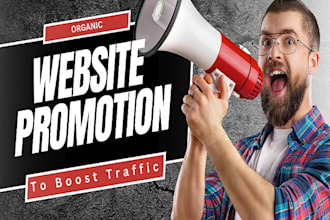 do website promotion, shopify facebook ads to increase organic website traffic