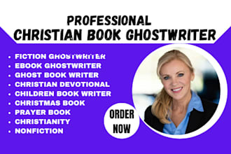 ghostwrite christian book devotional christmas nonfiction prayer book sermon