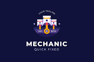 design creative mechanical logo