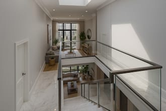 renovate cozy apartment, master bedroom, interior  design, residential mezzanine