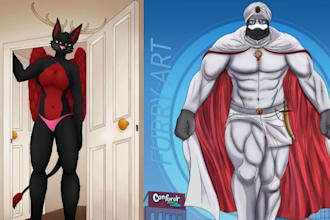 draw fursona  furry reference sheet furry art nsfw oc furry character ref sheet