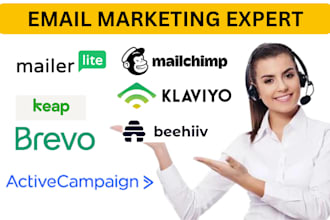 brevo activecampaign klaviyo convertkit beehiiv newsletter email automation
