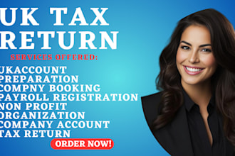 file UK tax return application process, company account