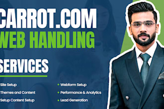 manage your real estate website on carrot