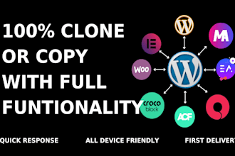 clone website, copy or duplicate wordpress website with elementor pro