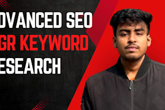 do advanced SEO kgr keyword research and competitor analysis