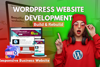 build wordpress website development for business and rebuild wordpress website