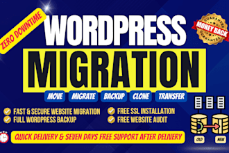 migrate, clone, or backup your wordpress website with zero downtime