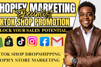 setup tiktok shop sales shopify marketing tiktok shop dropshipping shopify store