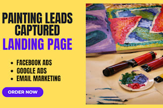 generate exclusive painting leads home remodelling website painting landing page