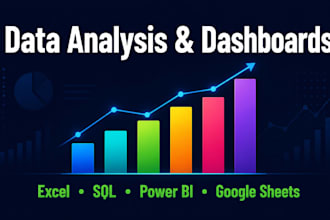 do data analytics and data analysis using sql, excel and google sheets