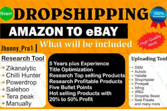complete manage your ebay store for dropshipping and automation