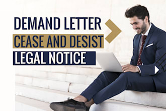 do legal disputes demand letter cease and desist legal notice breach of contract