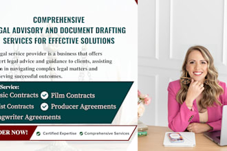 draft music contract, songwriter agreement and be your entertainment lawyer