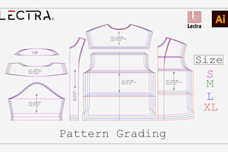 do clothing pattern grading and apparel tech pack
