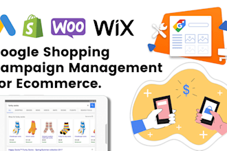 setup and manage google shopping ads for sales