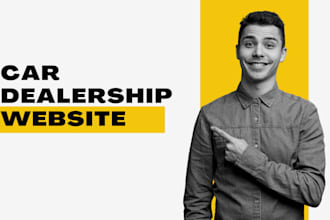 build a professional car dealership website