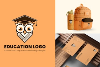 design an educational logo for a school college or university