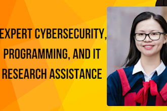 cybersecurity, programming, and IT research assistance